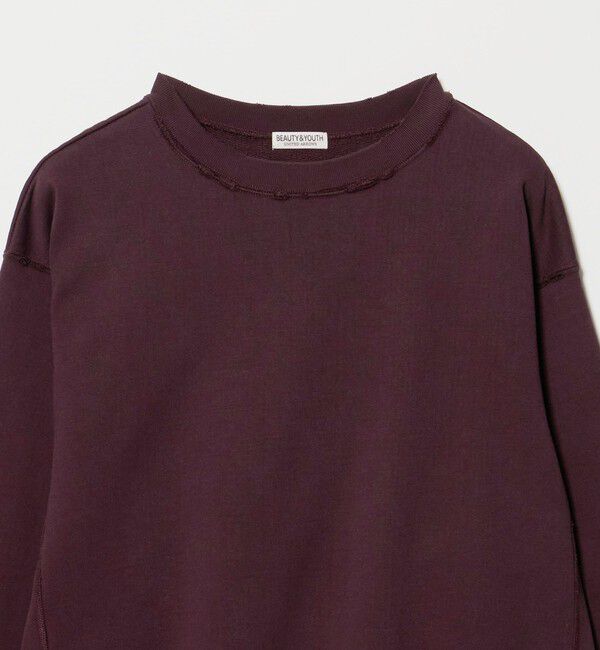 BEAUTY&YOUTH UNITED ARROWS「ヴィンテージ ウラケ ダメージ クルーネック スウェット」|Tシャツ・カットソー|