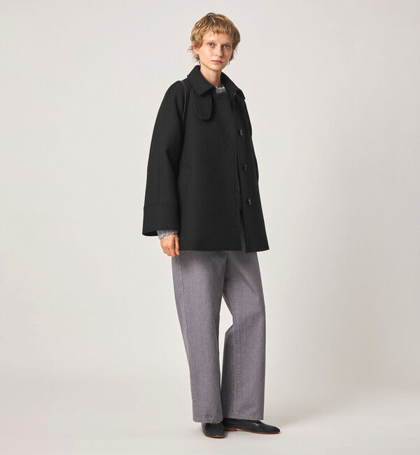 STEVEN ALAN「＜Steven Alan＞ウール カシミヤ テント ショートコート」|ステンカラーコート|