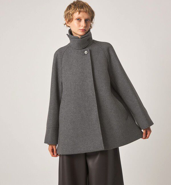 STEVEN ALAN「＜Steven Alan＞ウール カシミヤ テント ショートコート」|ステンカラーコート|