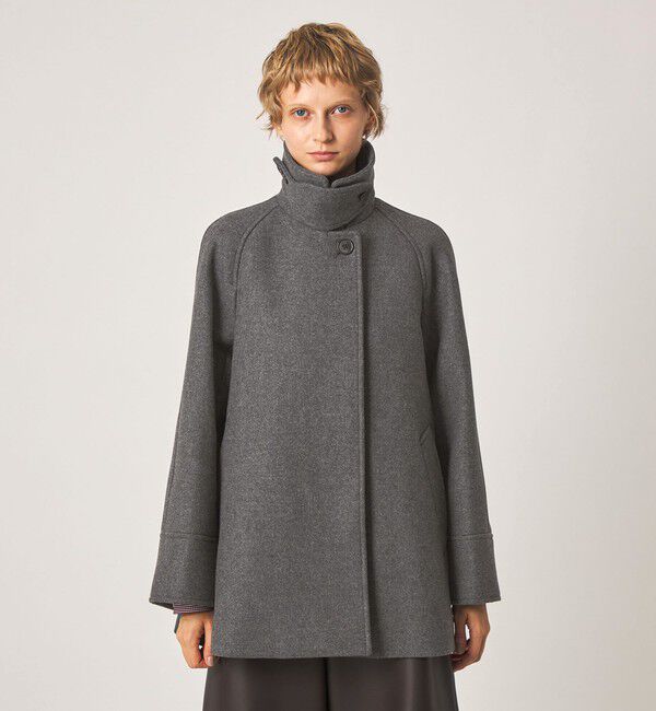STEVEN ALAN「＜Steven Alan＞ウール カシミヤ テント ショートコート」|ステンカラーコート|