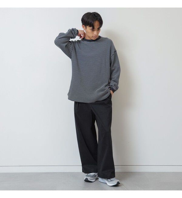 BEAMS「ルーズ クルーネック サーマル」|Tシャツ・カットソー|