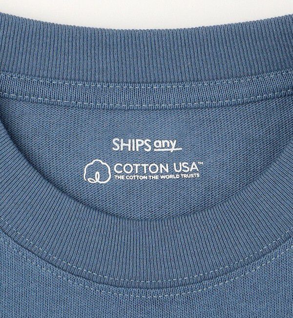 SHIPS any「SHIPS any: COTTON USA ドルマン サイド ポケット Tシャツ 24SS◇」|Tシャツ・カットソー|