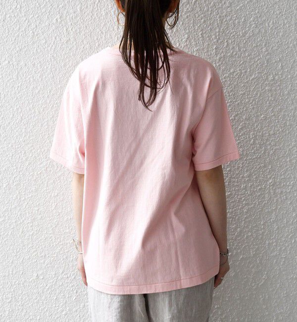SHIPS any「【SHIPS any別注】La Hutte:〈洗濯機可能〉デザイン ロゴ プリント TEE 26AW」|Tシャツ・カットソー|