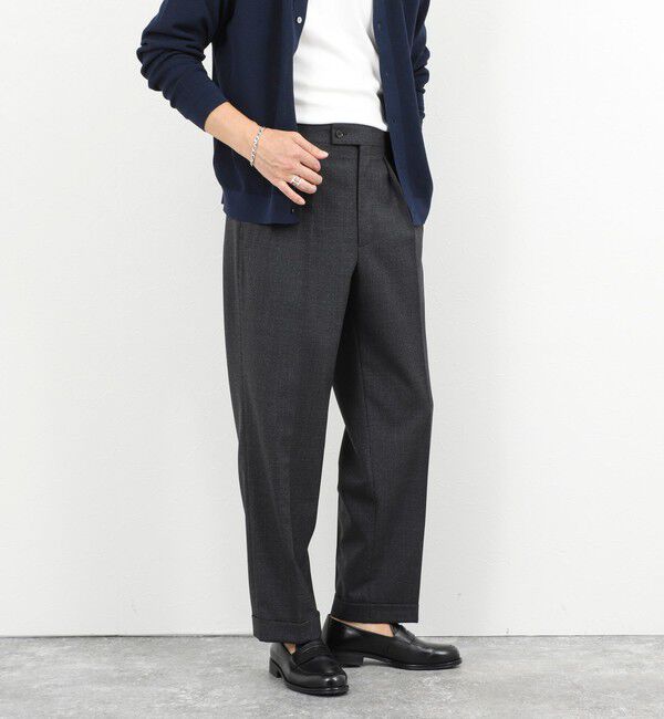 NOLLEY'S goodman「ウォッシャブルウールワイドスラックス 26SS」|スラックス|