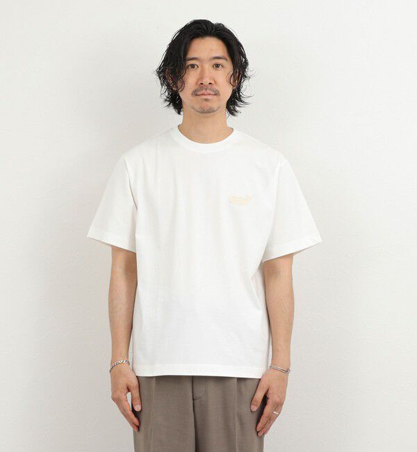 NOLLEY'S goodman「クジラアップリケTシャツ 26SS」|Tシャツ・カットソー|