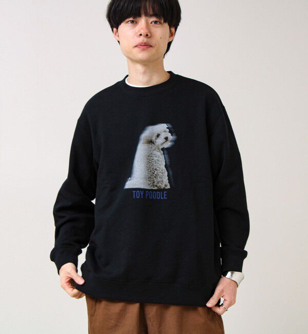 GLOSTER「【MY PET】クルーネックプリントスウェット」|スウェット・ジャージ|