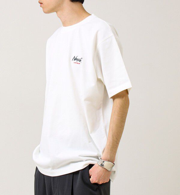 GLOSTER「【NANGA&times;GLOSTER】別注① Rect Backprint Tee」|Tシャツ・カットソー|