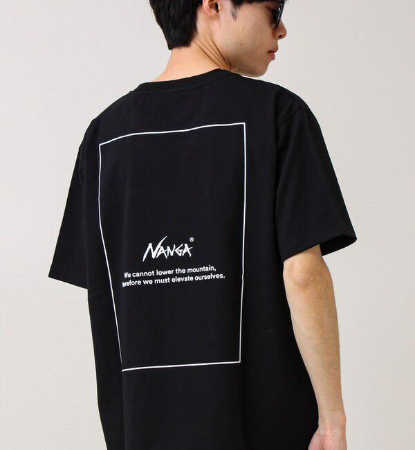 GLOSTER「【NANGA&times;GLOSTER】別注① Rect Backprint Tee」|Tシャツ・カットソー|