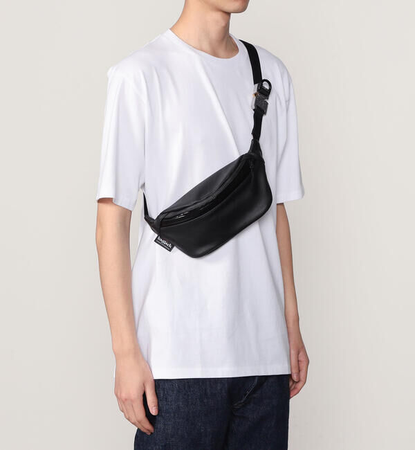 「bagjack |〈別注〉コブラバックル レザーヒップバッグ」|ショルダー・メッセンジャー|BLACK
