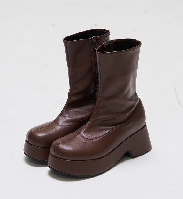  「【26AW LOOK掲載品番】【SLOPPY】  2wayファーブーツ」|ロングブーツ|