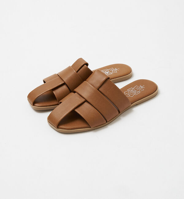 collex「【CALIDAD ITALIA】 メッシュサンダル」|サンダル|アンバー