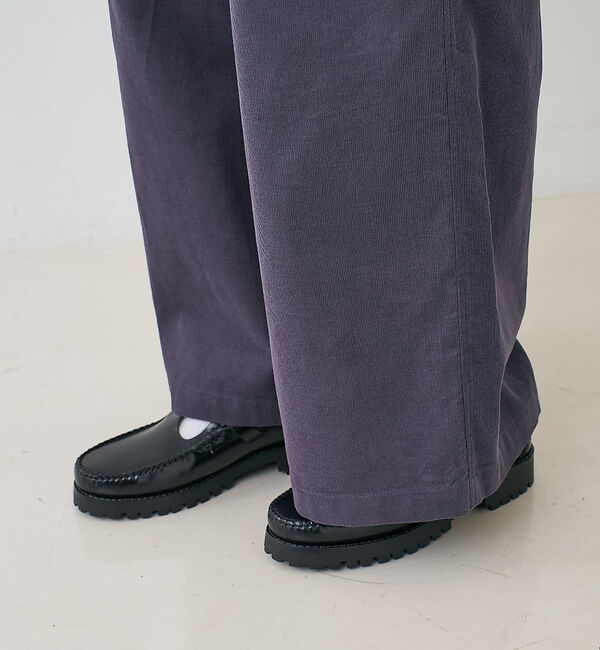 collex「コーデュロイWタックワイドパンツ」|その他|