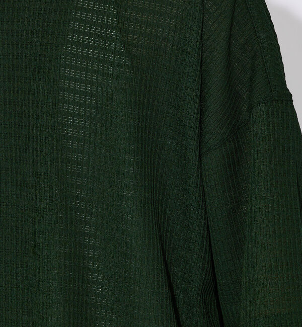 ABAHOUSE「【ブロック柄】ストレッチ シアーシャツ」|シャツ・ブラウス|