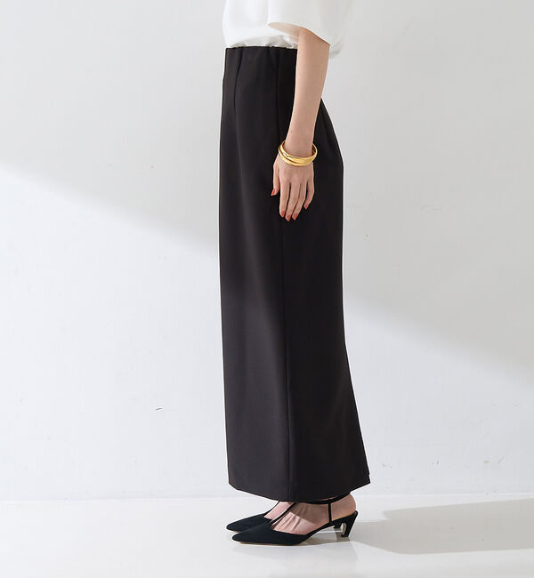 Rouge vif「【セットアップ対応】【3サイズ展開】ストレッチダブルクロスタイトスリットスカート」|スカート|