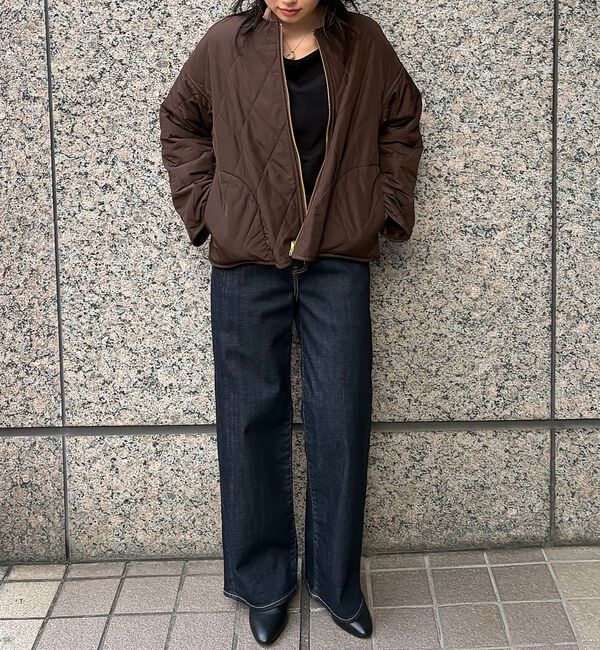 Rouge vif「リバーシブルパネトレーションファーキルトブルゾン」|ブルゾン・スタジャン|