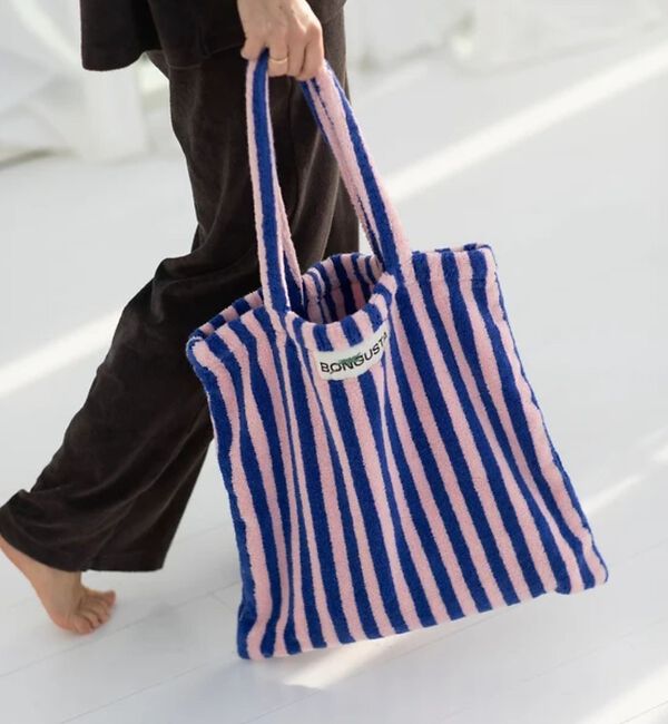 Rouge vif「【BONGUSTA/ボングスタ】NARAM TOTEBAG/トートバッグ/ストラ」|トートバッグ|ブルー