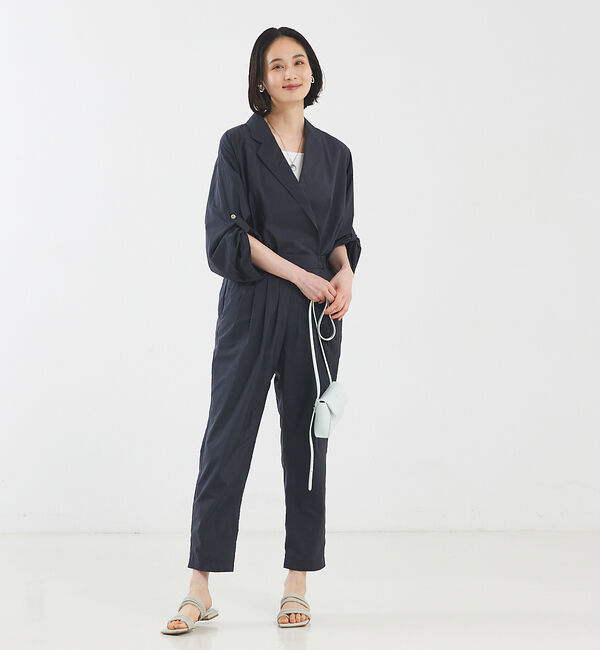 qualite「【セットアップ対応】撥水マイクロタフタタックパンツ」|その他|
