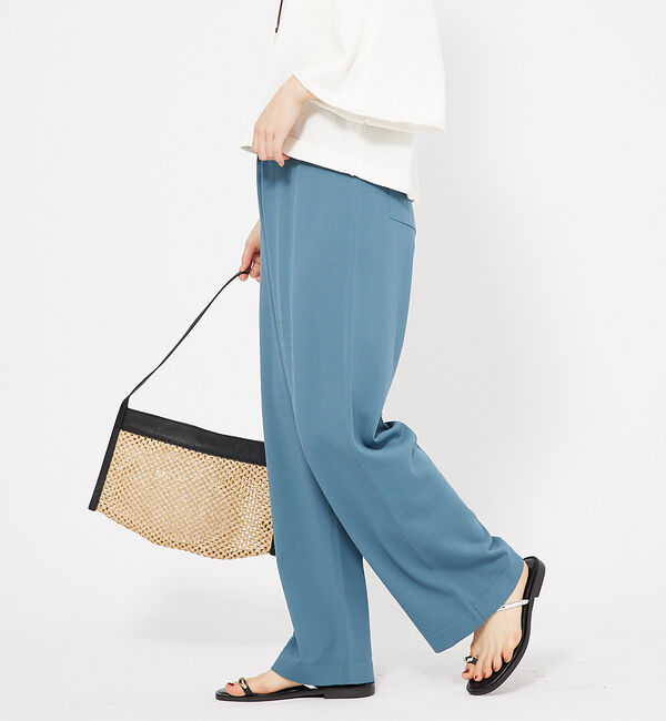qualite「レーヨンストレッチストレートパンツ」|その他|
