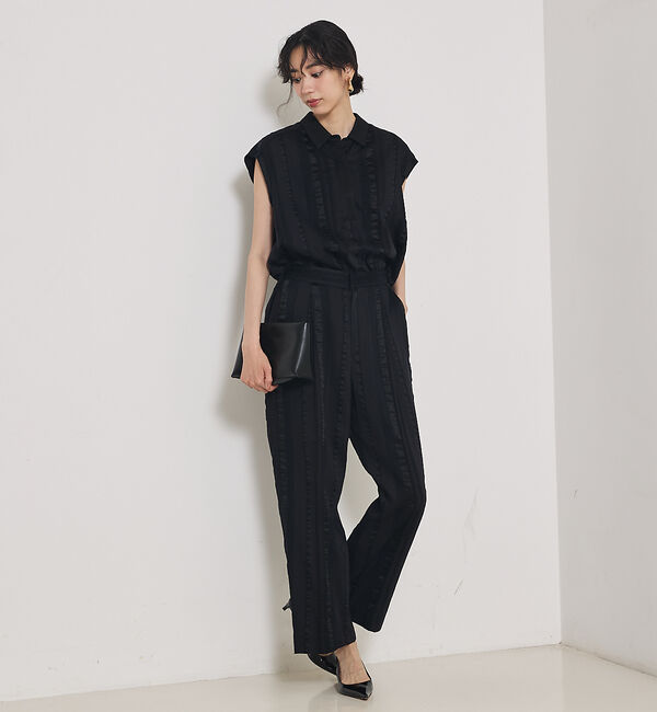 qualite「【セットアップ対応】キュプラストライプパンツ」|その他|