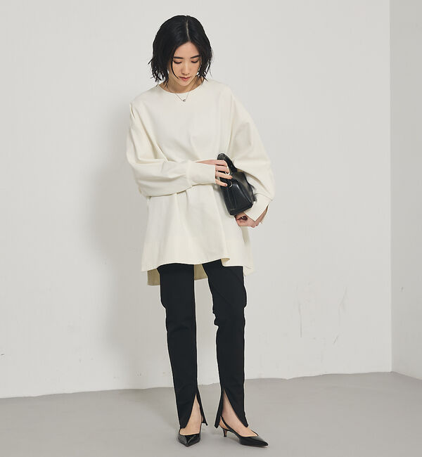 qualite「【細見えパンツ】トリコットスリムパンツ【予約】」|その他|