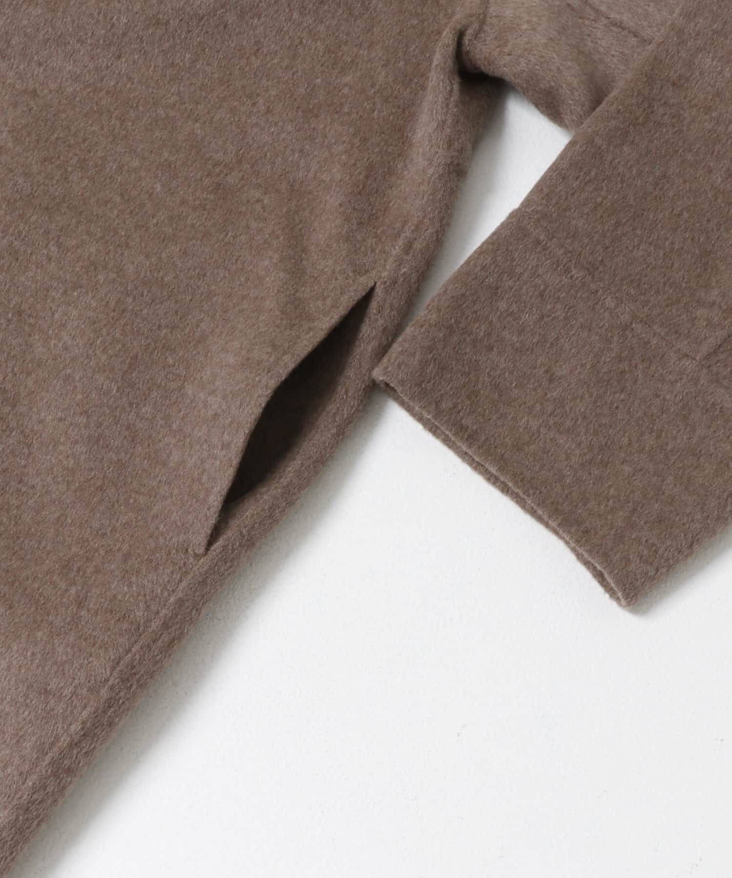 URBAN RESEARCH DOORS「ウールリバーミドルガウンコート 26AW」|ノーカラーコート|