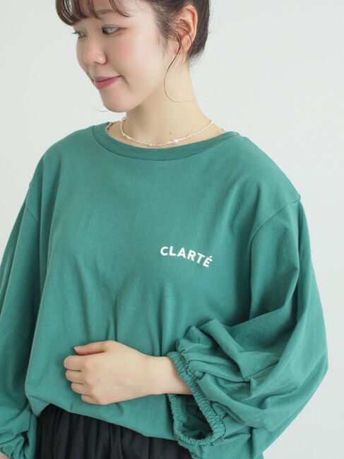 Samansa Mos2「袖タックTシャツ」|Tシャツ・カットソー|