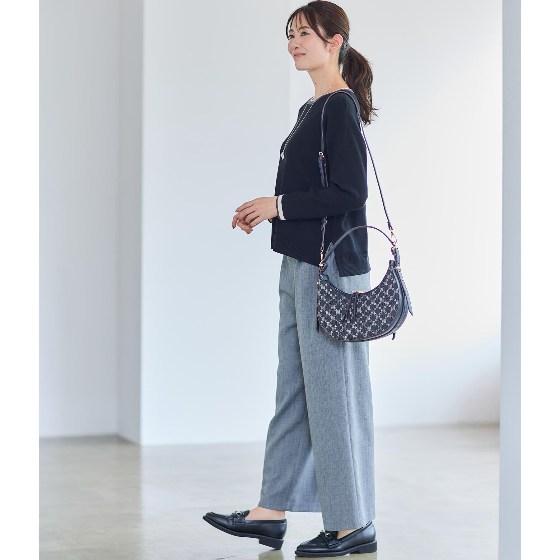Reflect「【すっきりシルエット】ワイドクロップドパンツ」|その他|