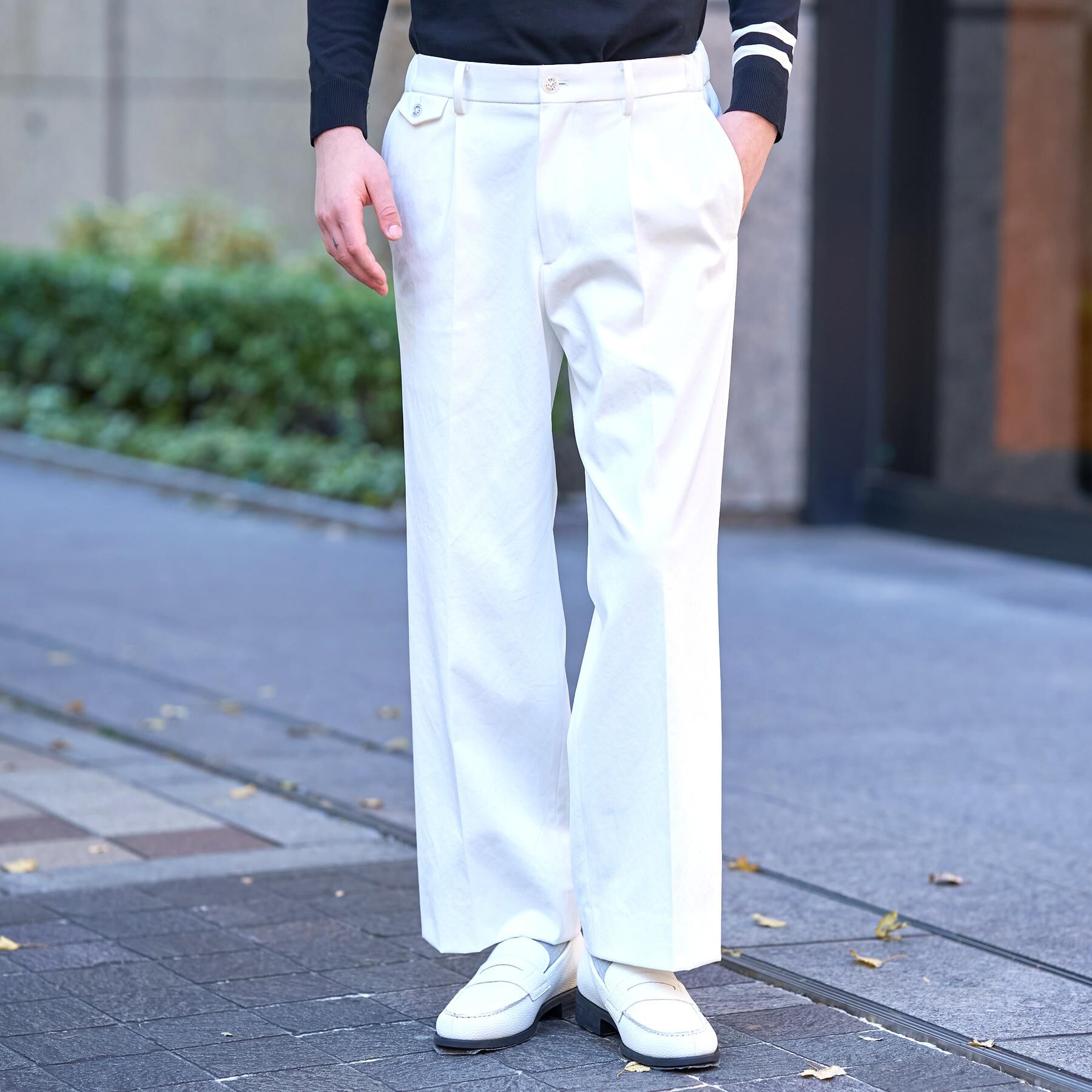 DRESSTERIOR「【ウォッシャブル】サイドゴア シェルタリングワイドパンツ」|その他|