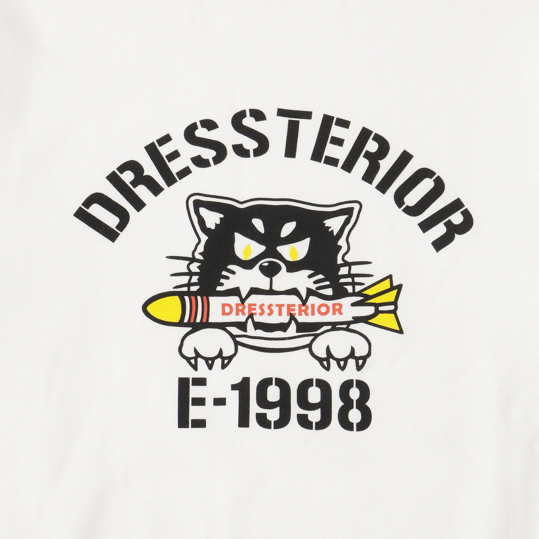 DRESSTERIOR「ミサイルキャット 裏起毛スウェットクルーネックTシャツ」|Tシャツ・カットソー|