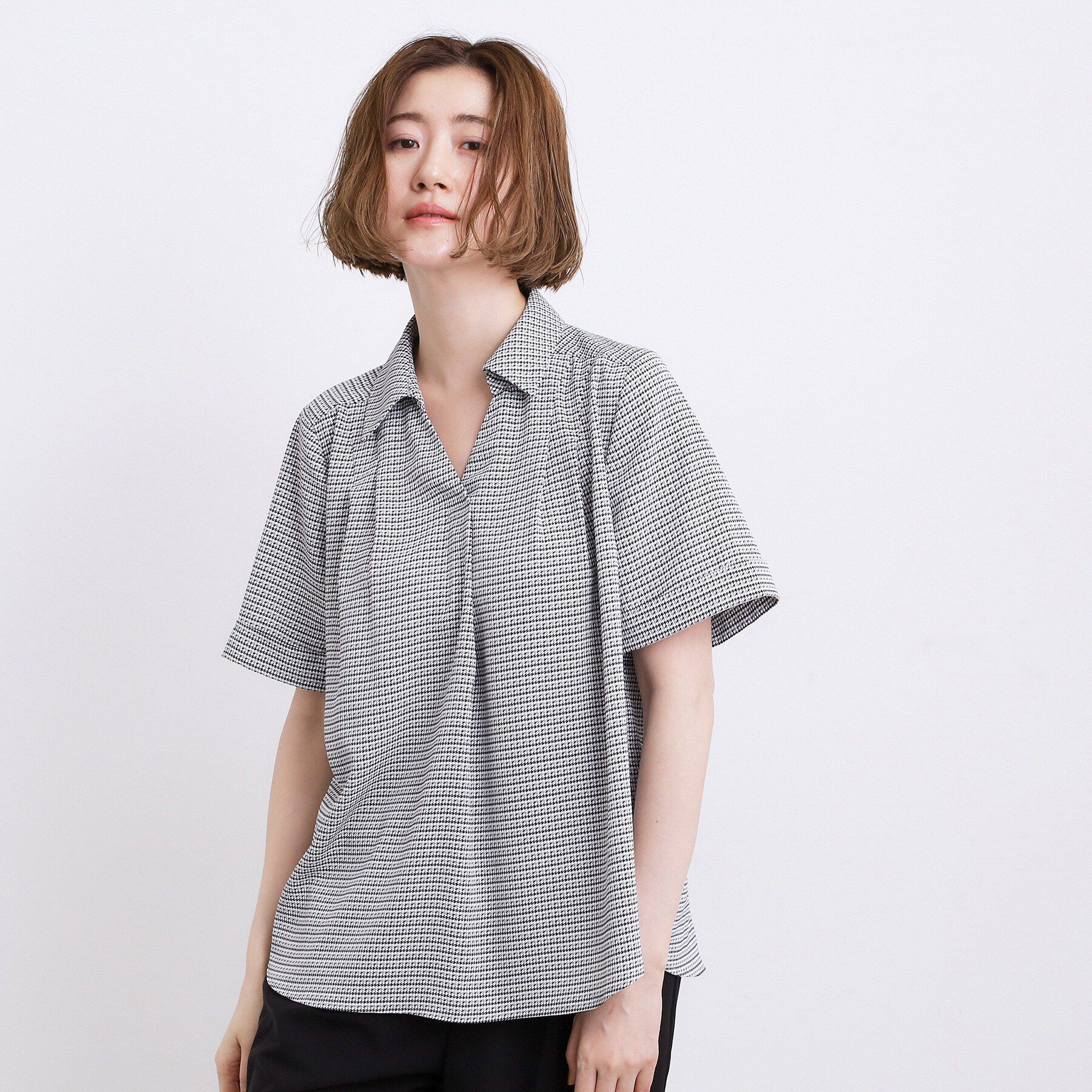 grove「【洗える】チャーム付きマルチWAYボウタイブラウス」|シャツ・ブラウス|