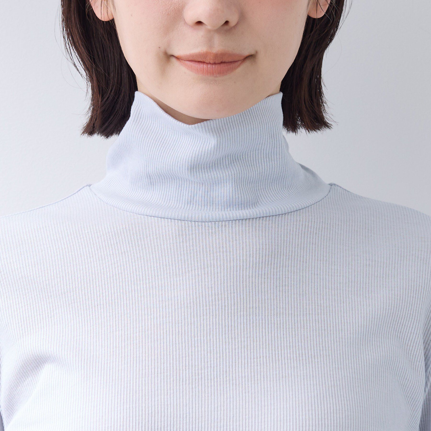 INDIVI「【インナーとして使える／通気性◎】テレコジャージトップス」|Tシャツ・カットソー|
