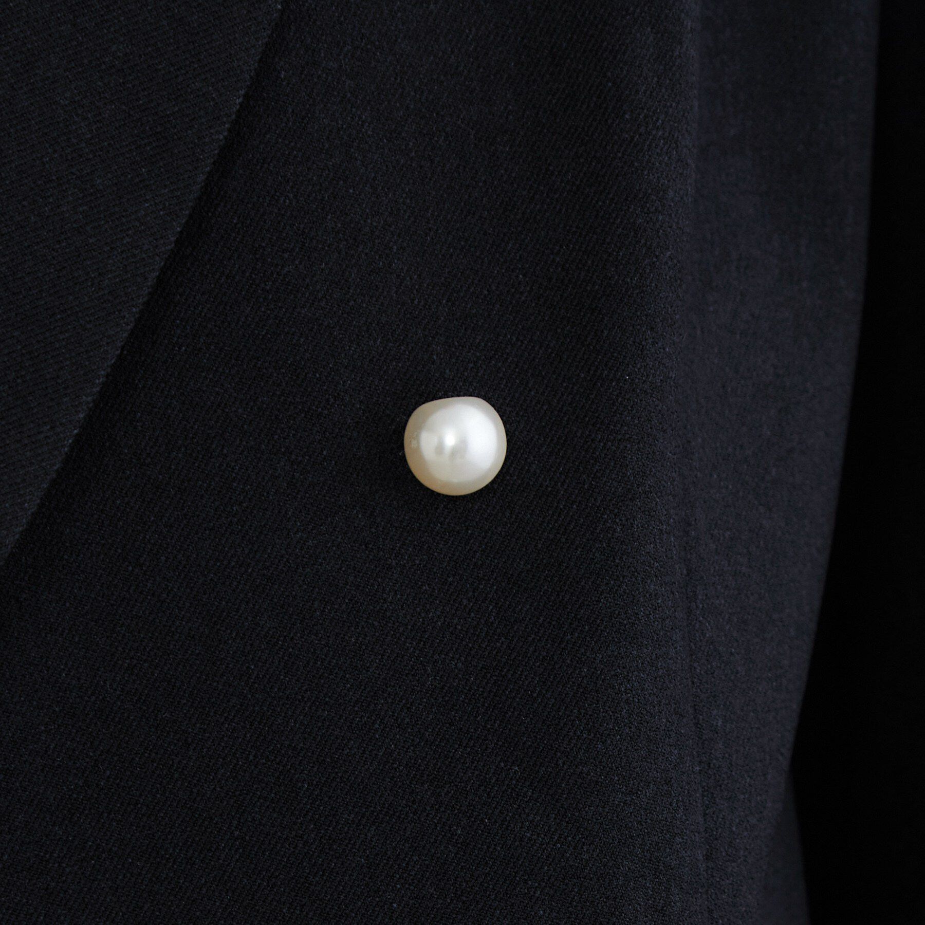 Couture broach「【マシンウォッシャブル・イージーケア】パール風釦テーラードジャケット【毛玉になりにくい・セットアップ」|テーラードジャケット|