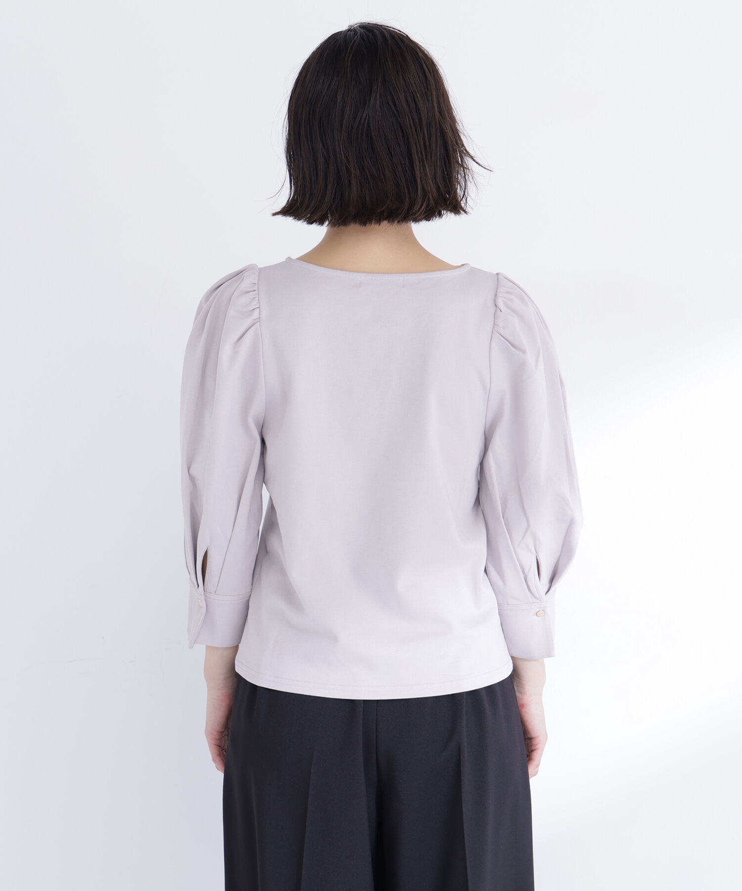  「パフスリーブカットソートップス」|Tシャツ・カットソー|