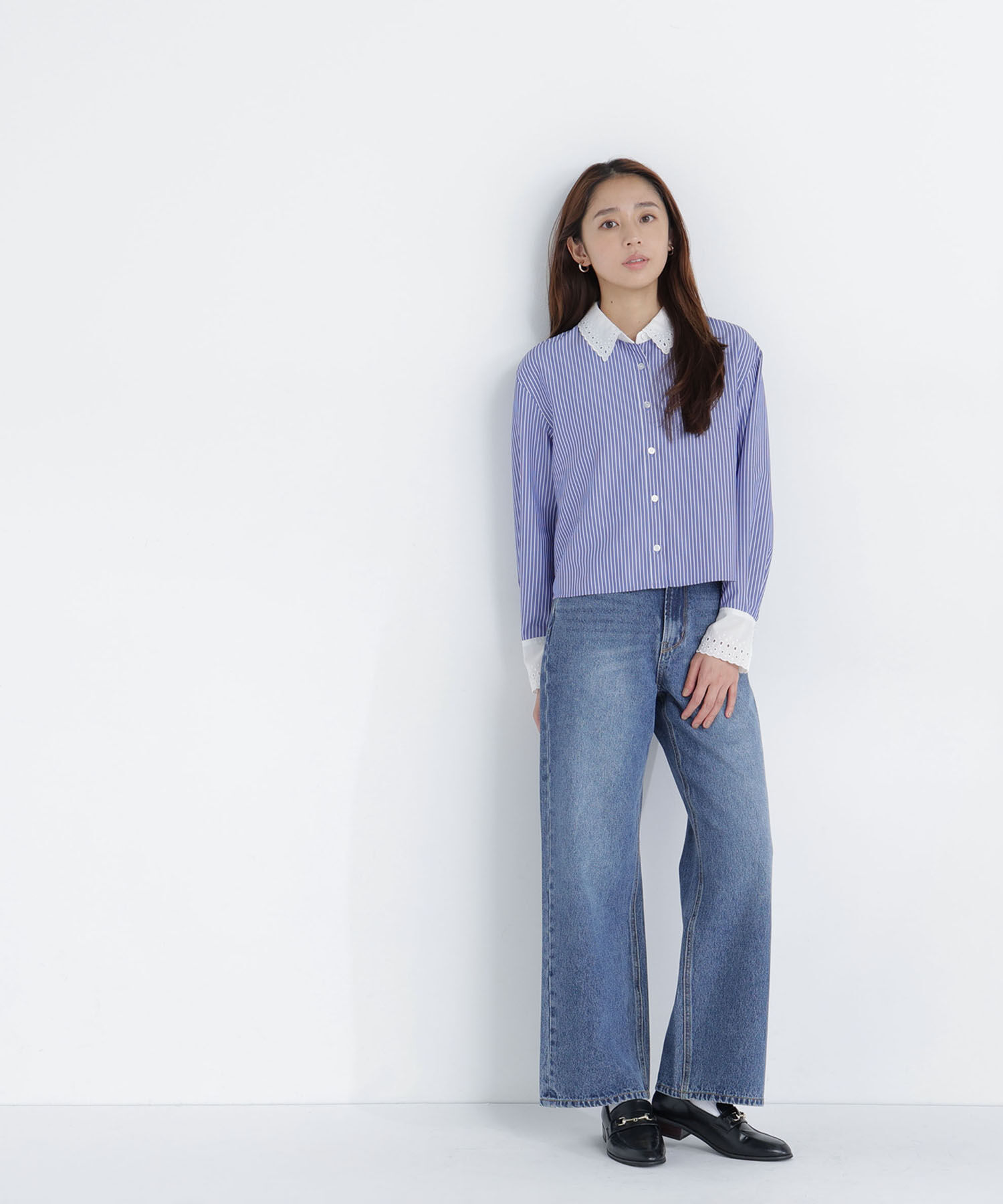  「＜CanCam.jp掲載＞ワイドストレートデニムパンツ」|その他|