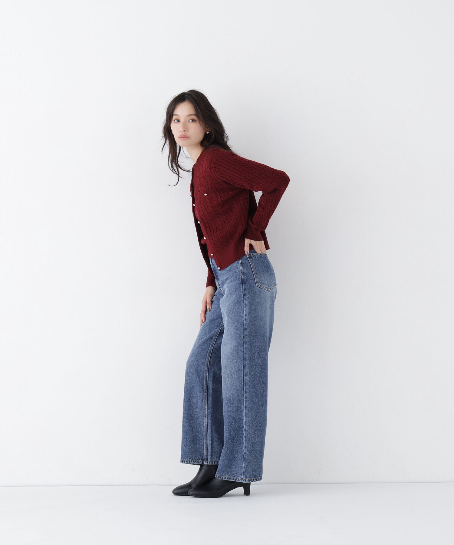  「＜CanCam.jp掲載＞ワイドストレートデニムパンツ」|その他|