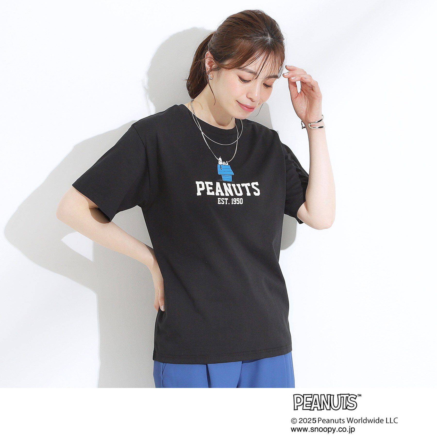 SHOO･LA･RUE「【PEANUTS】ひんやりTシャツ」|Tシャツ・カットソー|