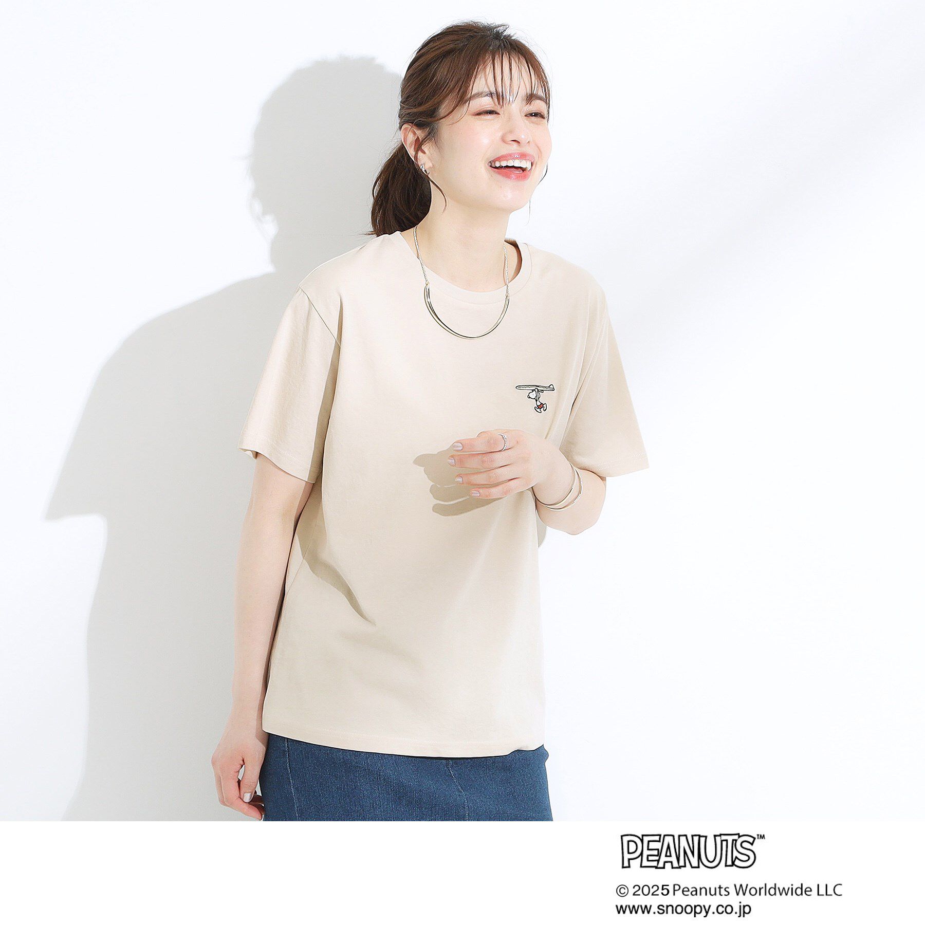 SHOO･LA･RUE「【PEANUTS】ひんやりTシャツ」|Tシャツ・カットソー|