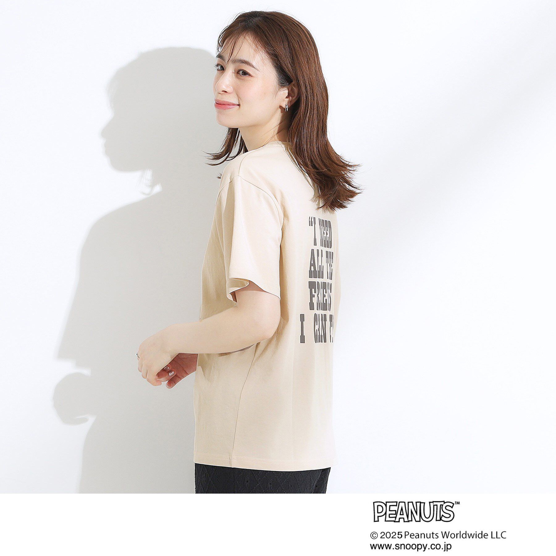 SHOO･LA･RUE「【PEANUTS】ひんやりTシャツ」|Tシャツ・カットソー|