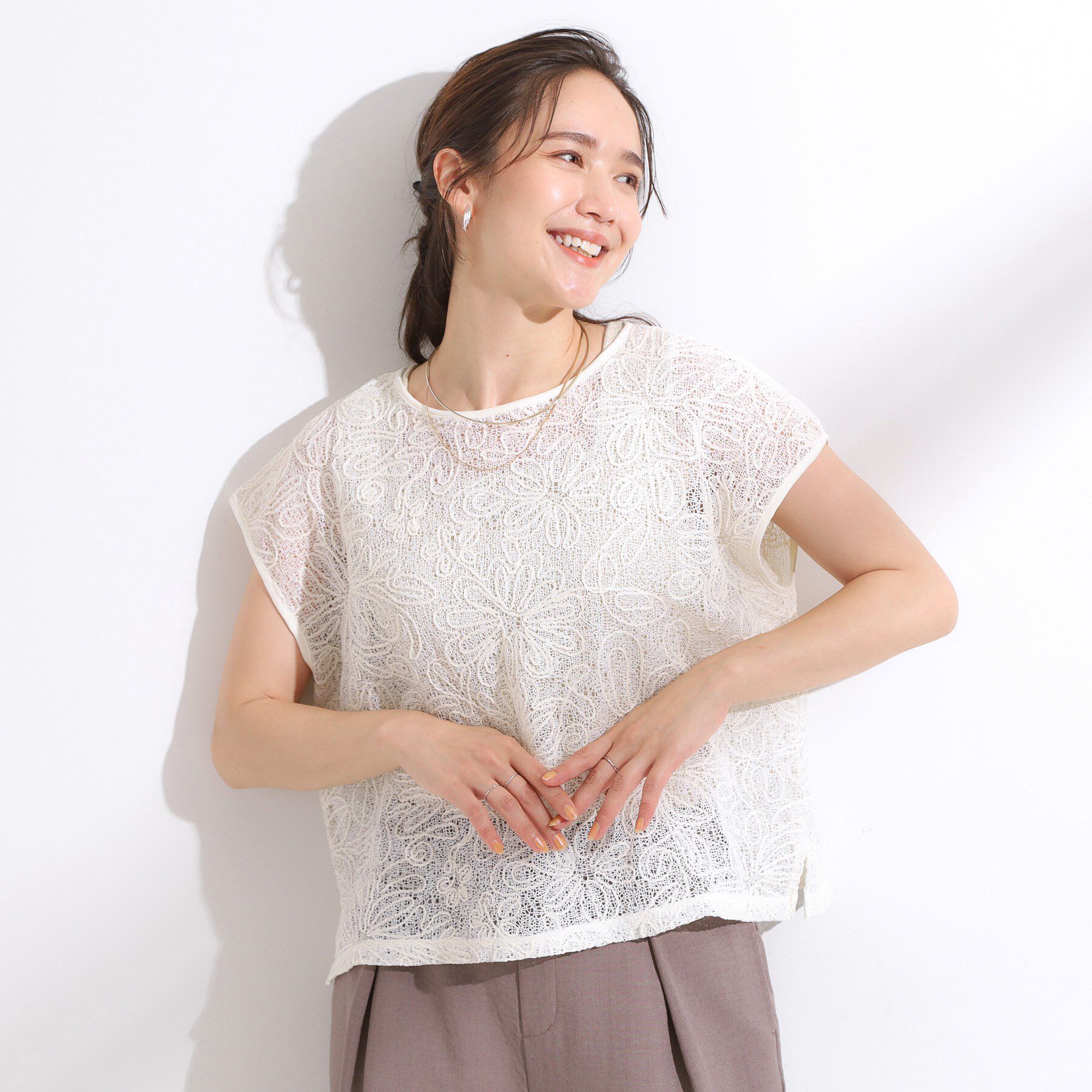 SHOO･LA･RUE「【2点セット】刺繍レーストップス」|その他|