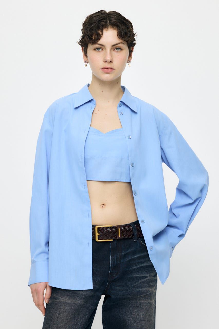 MOUSSY「SHIRT & ビスチェ セット」|シャツ・ブラウス|BLU