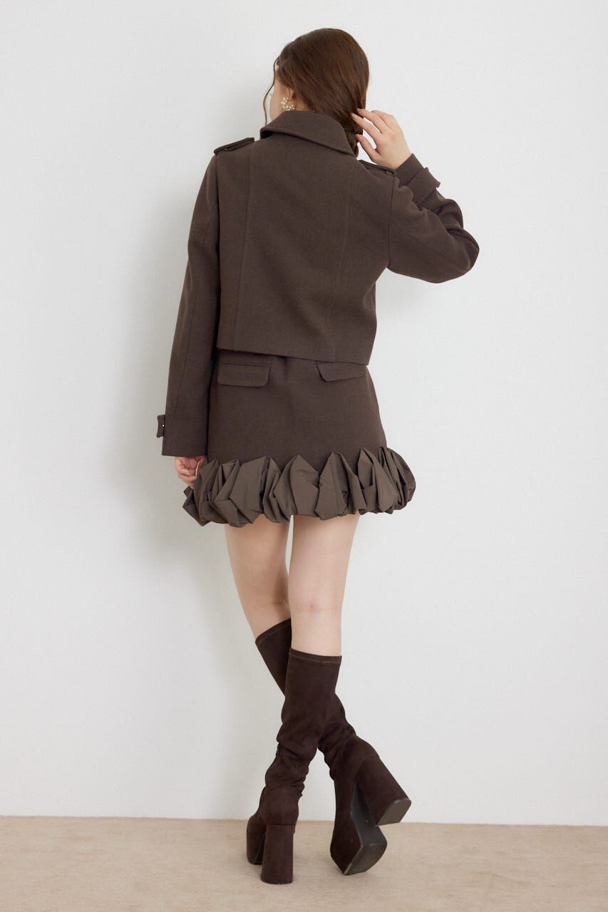 rienda「フリルヘムスコートショートパンツ」|その他|