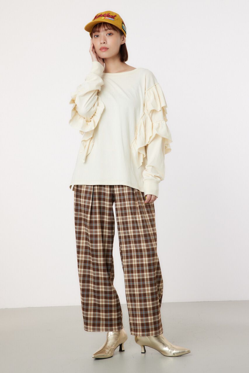 RODEO CROWNS「ステッチフリルトップス」|Tシャツ・カットソー|