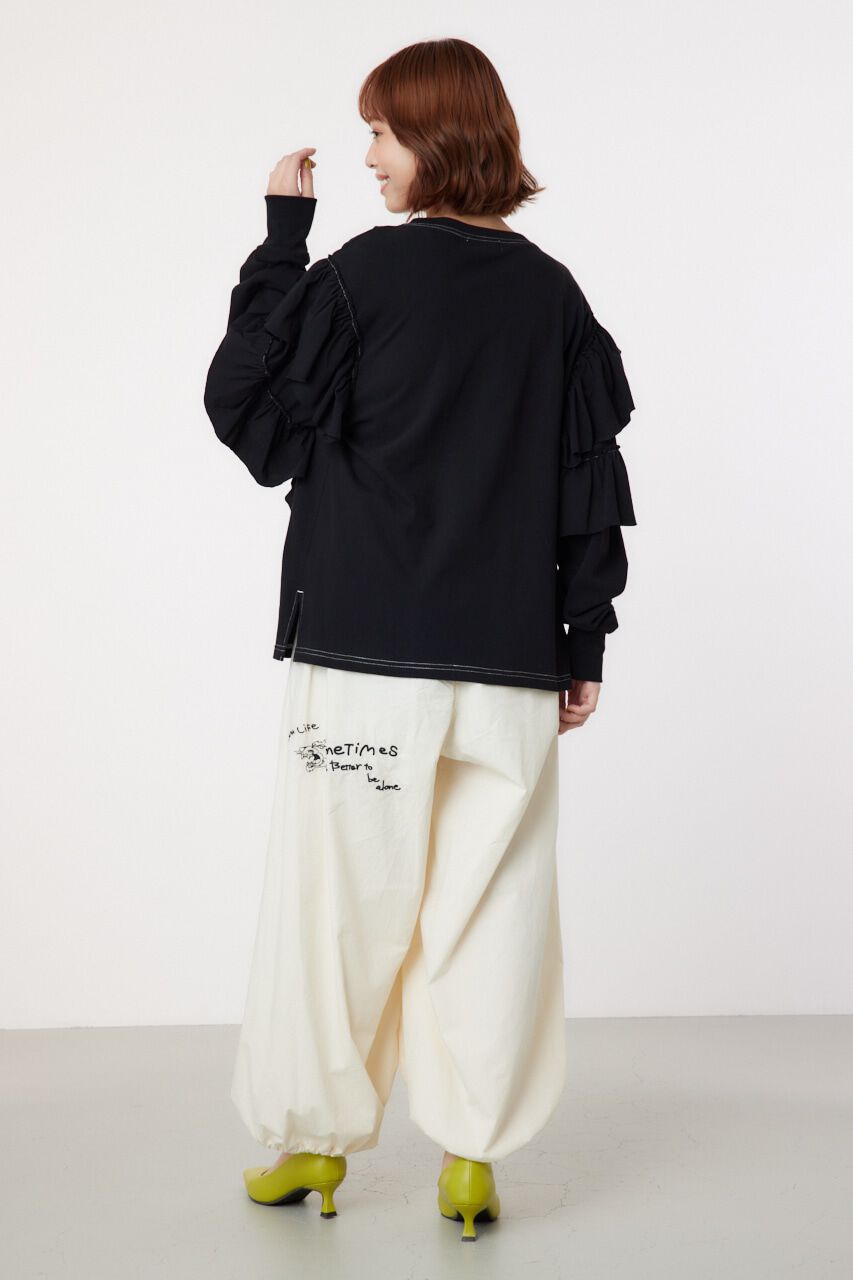 RODEO CROWNS「ステッチフリルトップス」|Tシャツ・カットソー|