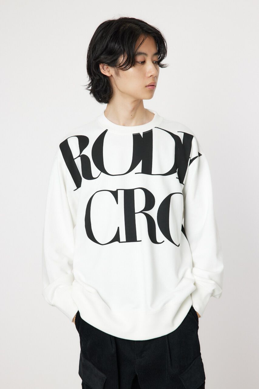 RODEO CROWNS「アッパーロゴスウェット」|パーカー|O/WHT1