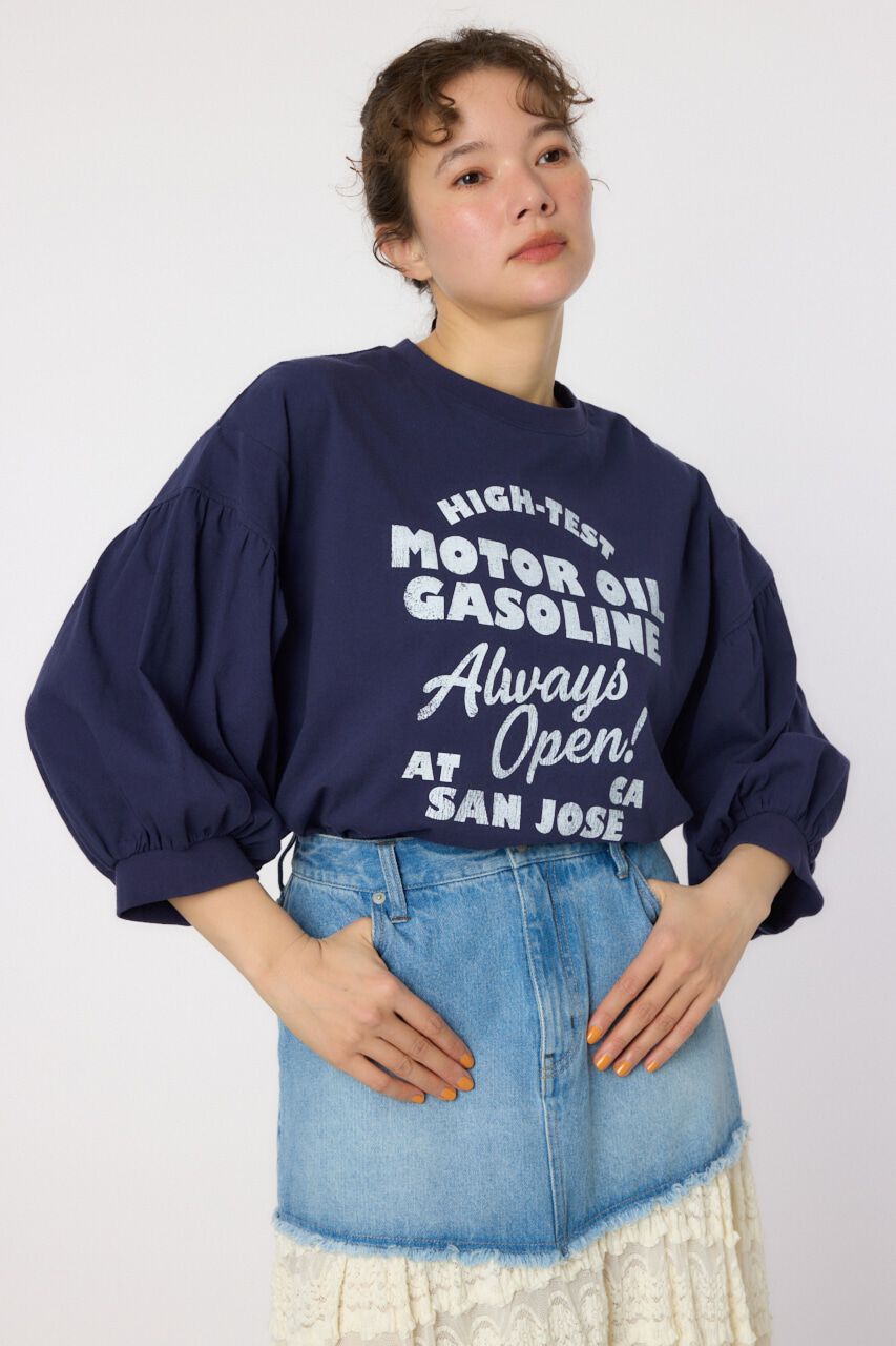 RODEO CROWNS「VariousバルーンスリーブTシャツ」|Tシャツ・カットソー|NVY