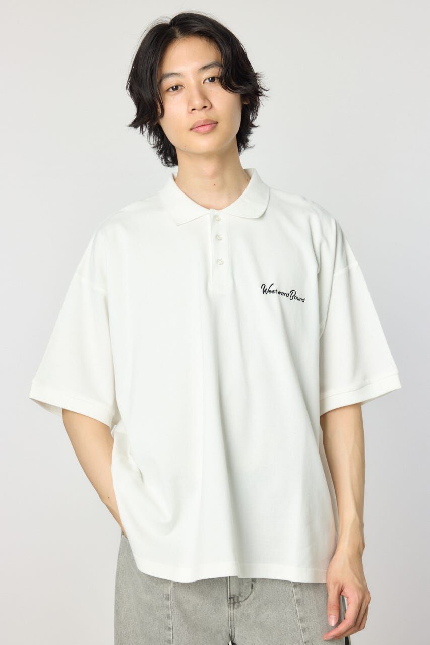 RODEO CROWNS「バックサガラロゴポロシャツ」|Tシャツ・カットソー|O/WHT1