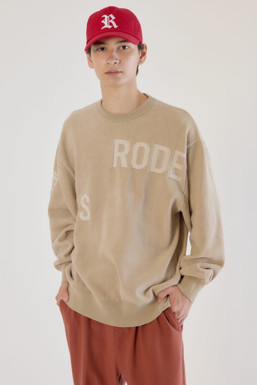 RODEO CROWNS「ランダムロゴモールニット」|ニット・セーター|