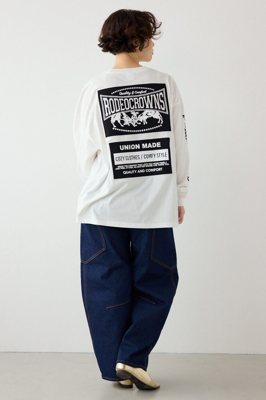 RODEO CROWNS「パッチデザインロングスリーブ Tシャツ」|Tシャツ・カットソー|