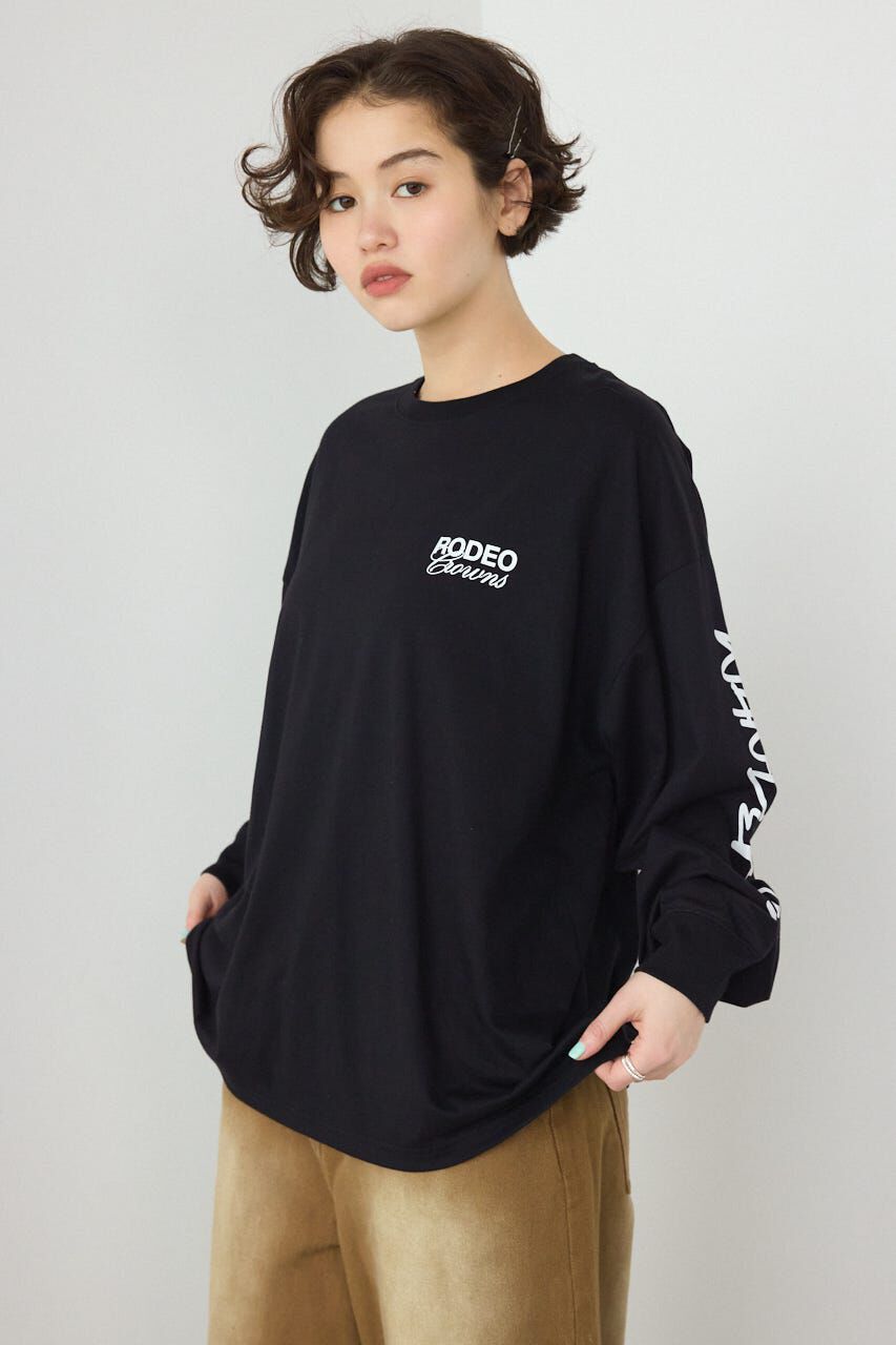 RODEO CROWNS「パッチデザインロングスリーブ Tシャツ」|Tシャツ・カットソー|