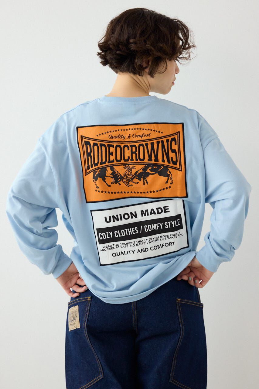 RODEO CROWNS「パッチデザインロングスリーブ Tシャツ」|Tシャツ・カットソー|